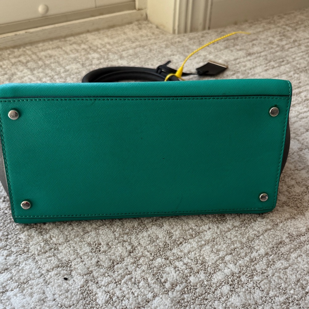 Kate Spade Teal and Black Satchel - Picture 9 of 9